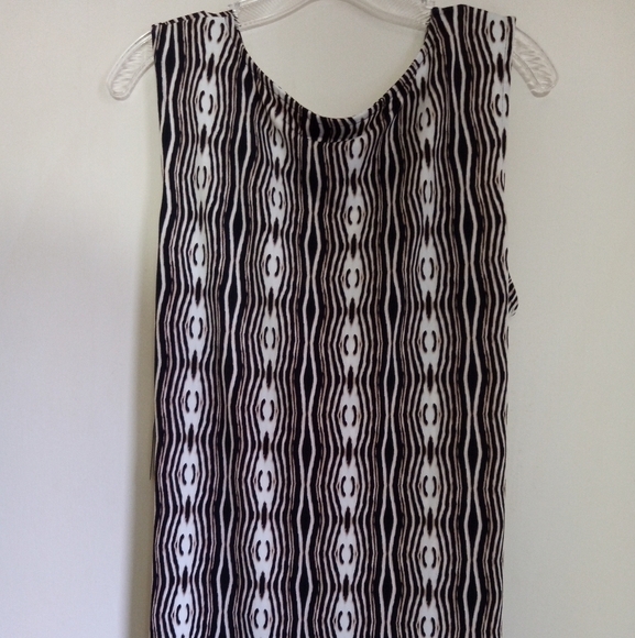 Worthington tribal print surplice ruched midi dress women's size XL - Picture 8 of 9